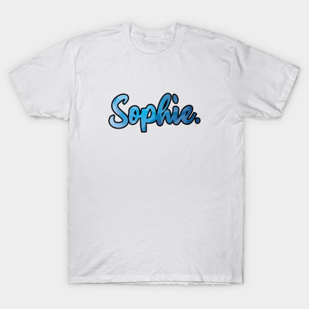 Cool Name Sophie T-Shirt by Batrisyiaraniafitri